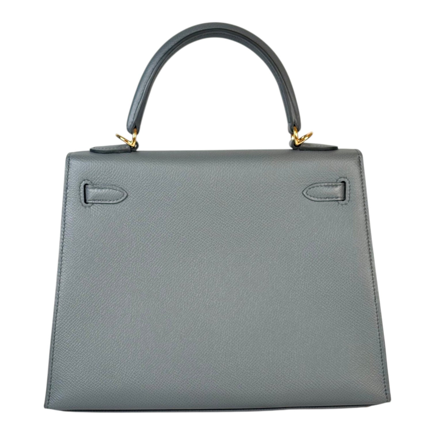 Hermes Kelly 25 in Vert Amande Epsom Sellier with GHW