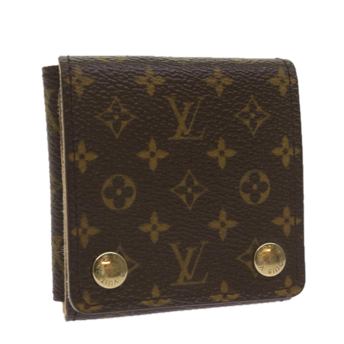 LOUIS VUITTON Monogram Jewelry Case Jewelry Box LV Auth 67751