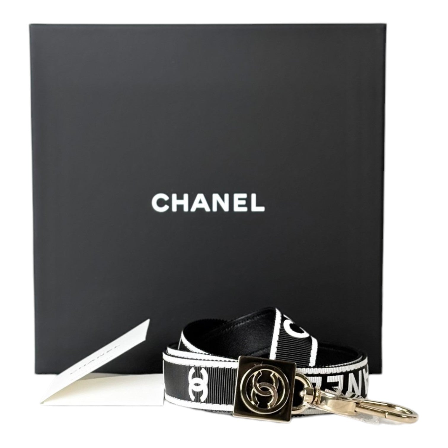 Chanel Logo Phone Strap