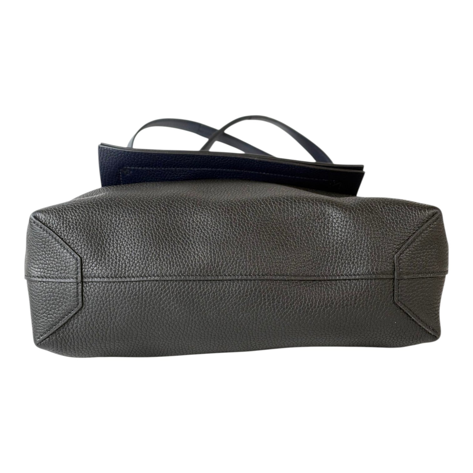 Hermes Cabasellier Bicolour Bag in Clemence Leather Black/Blue