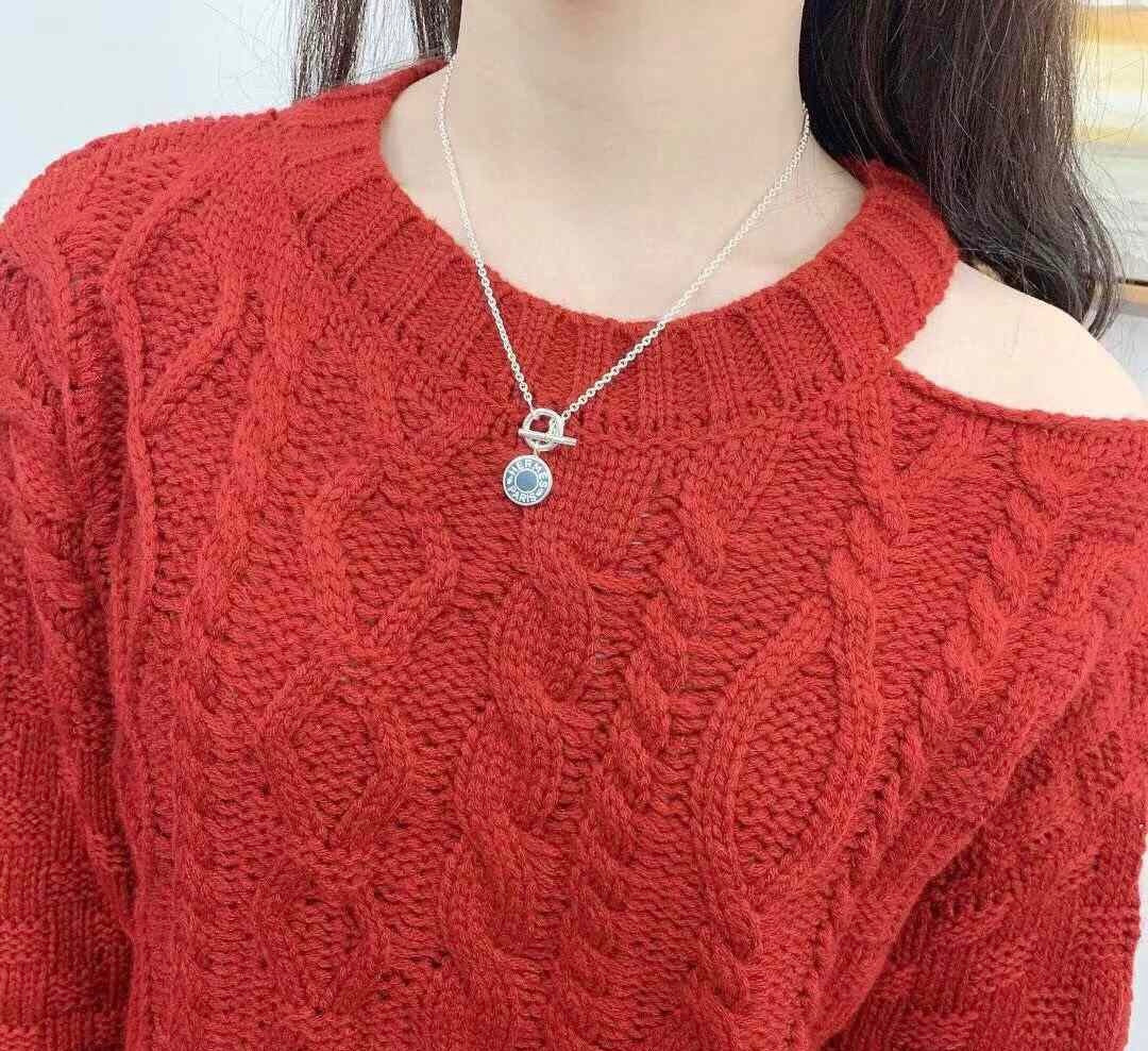 Hermès Ex-libris Pendant Necklace