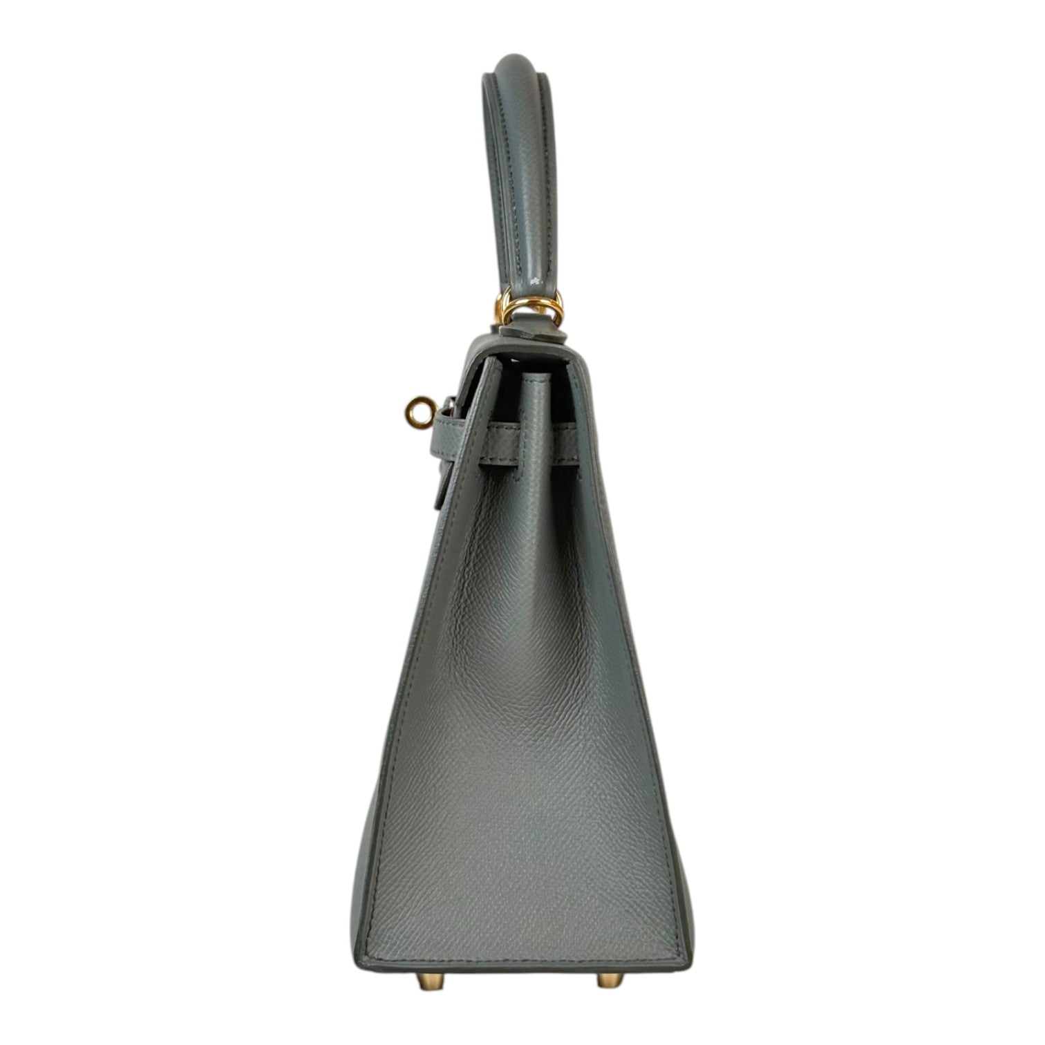 Hermes Kelly 25 in Vert Amande Epsom Sellier with GHW