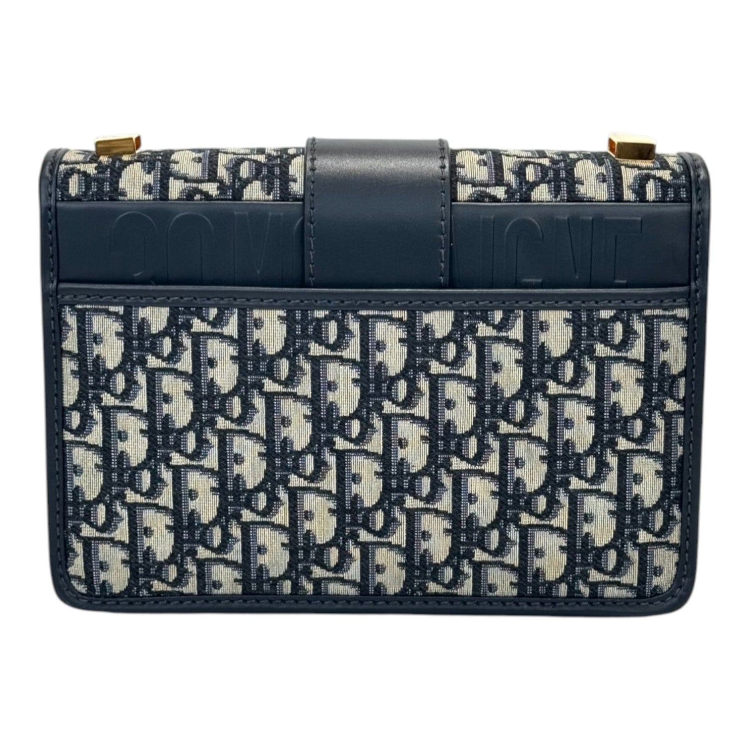 Dior 30 Montaigne Bag in Oblique Navy