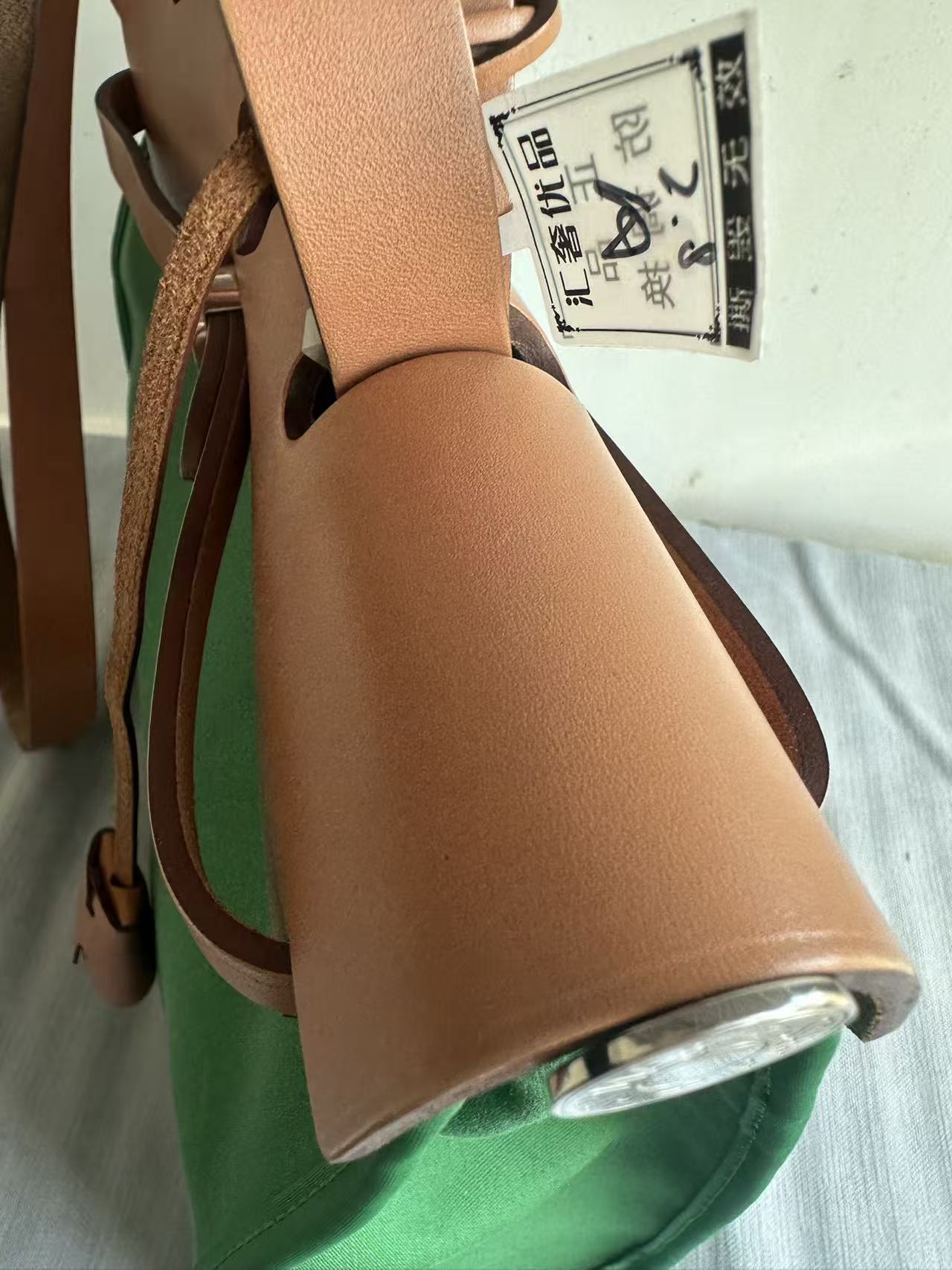 Hermes green herbag31 good condition stamp X