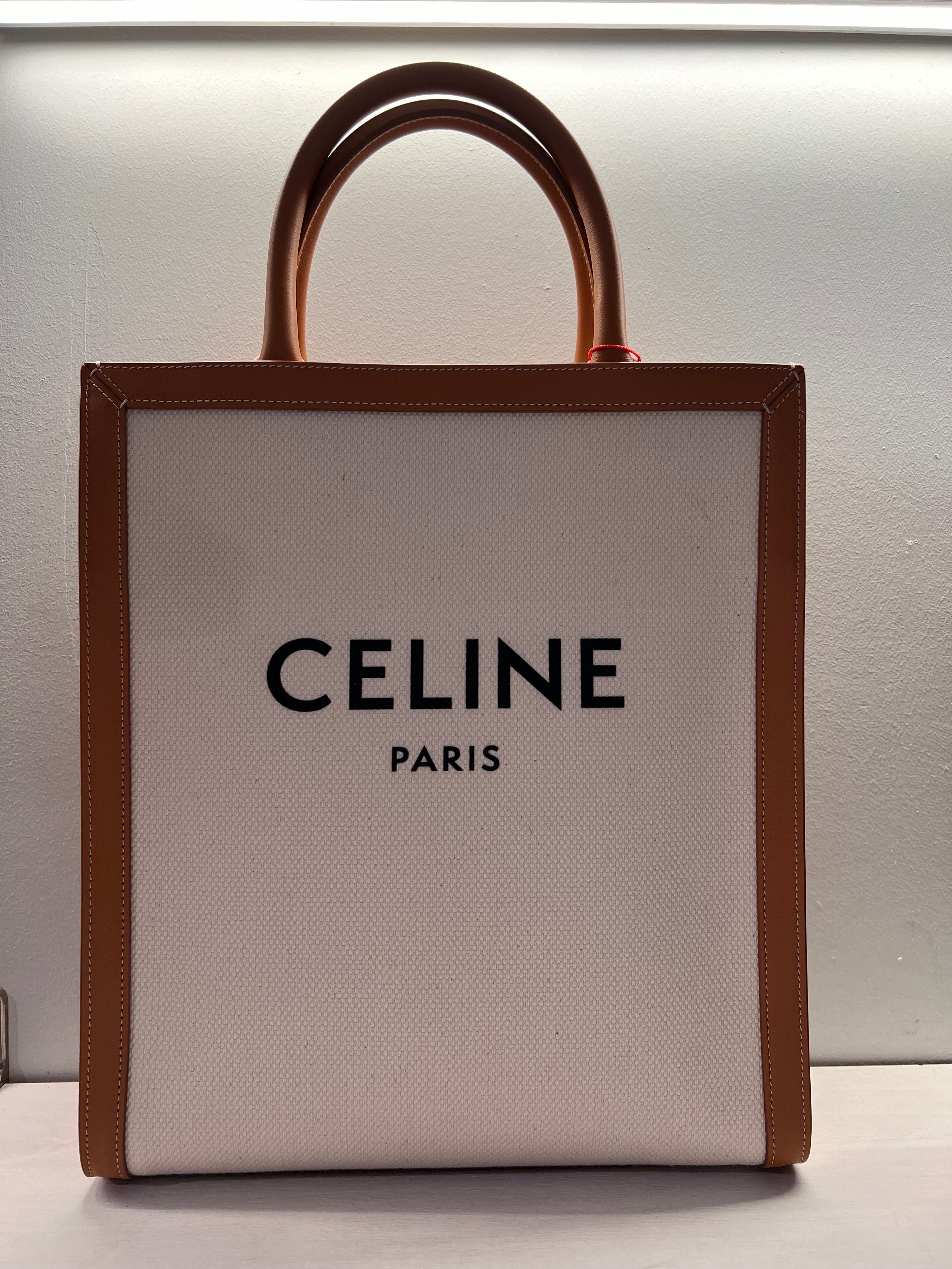 Celine Vertical Small Tote bag in Canvas SYCC110