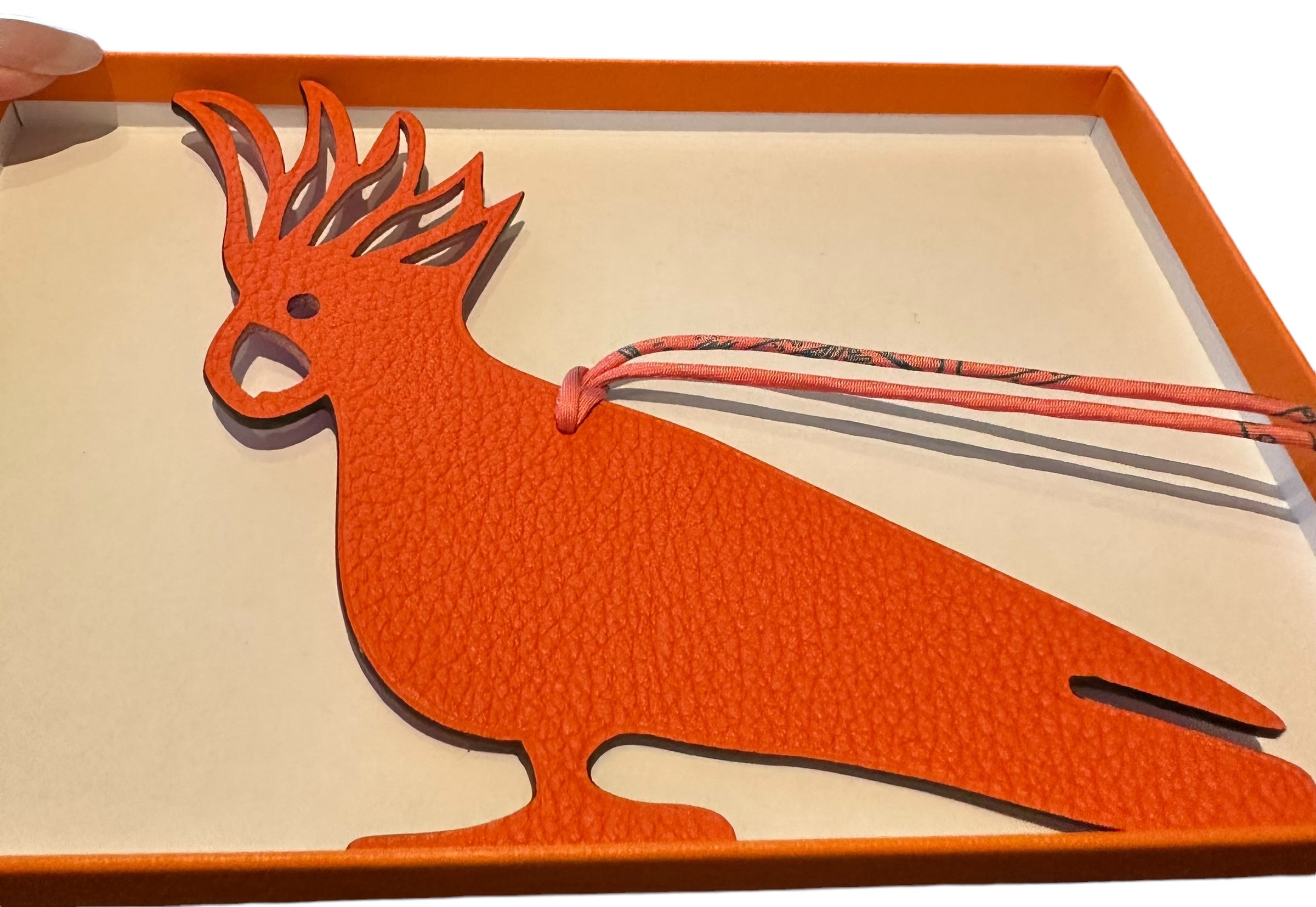 Hermes Pink/Cockatoo Charm