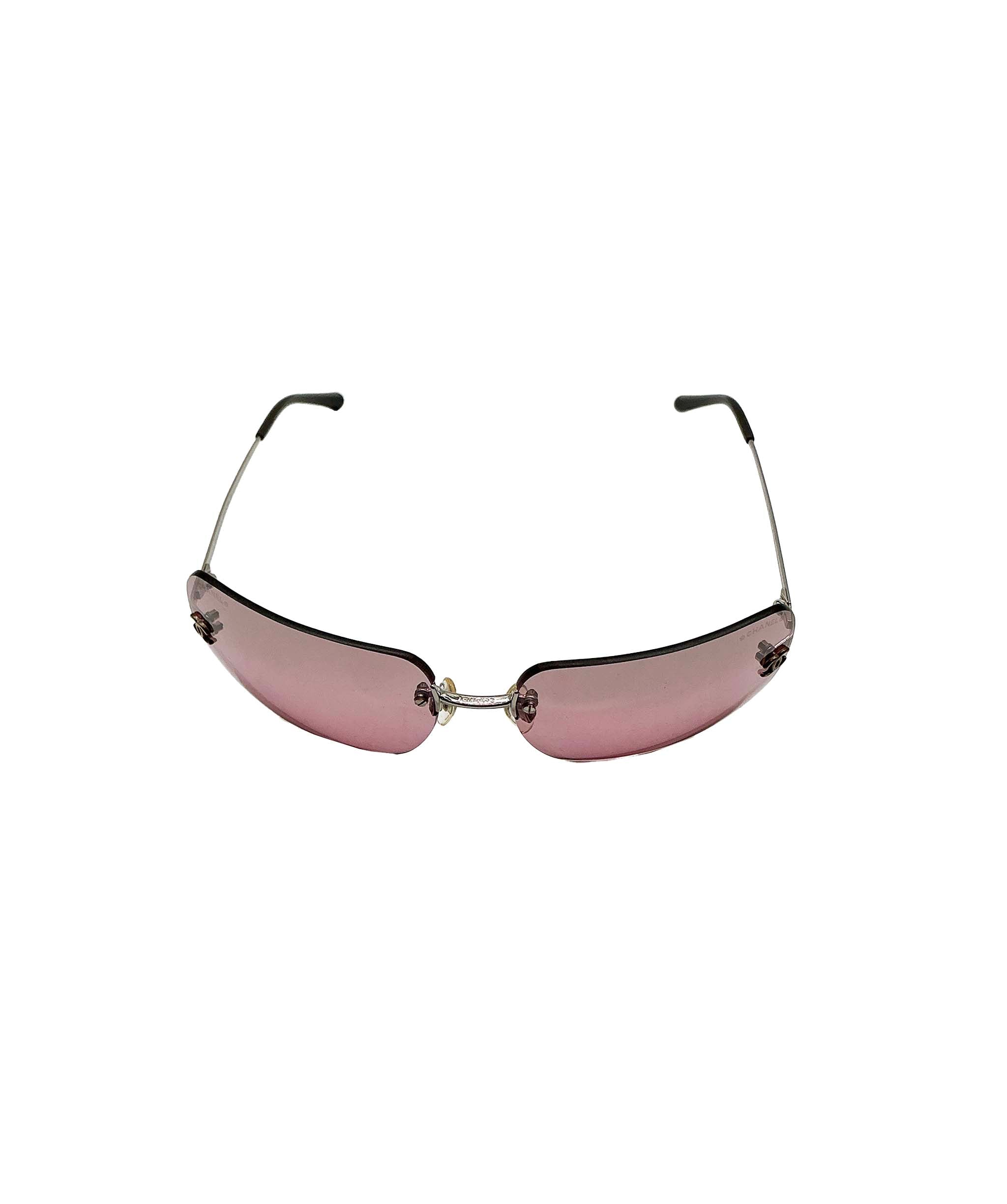 Chanel Rimless Sunglasses Pink DXBS2447