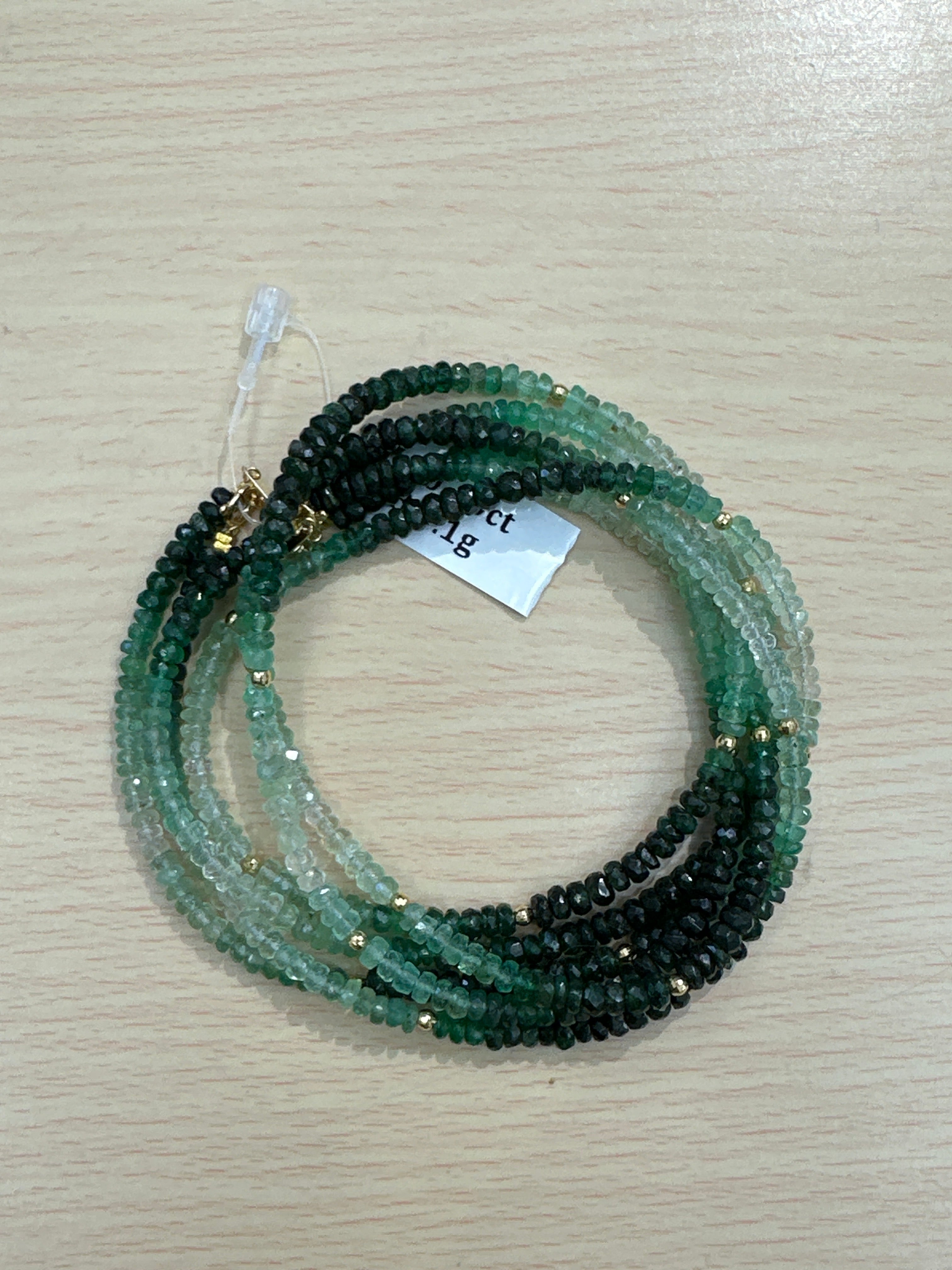 ombre emerald necklace AVCRG101