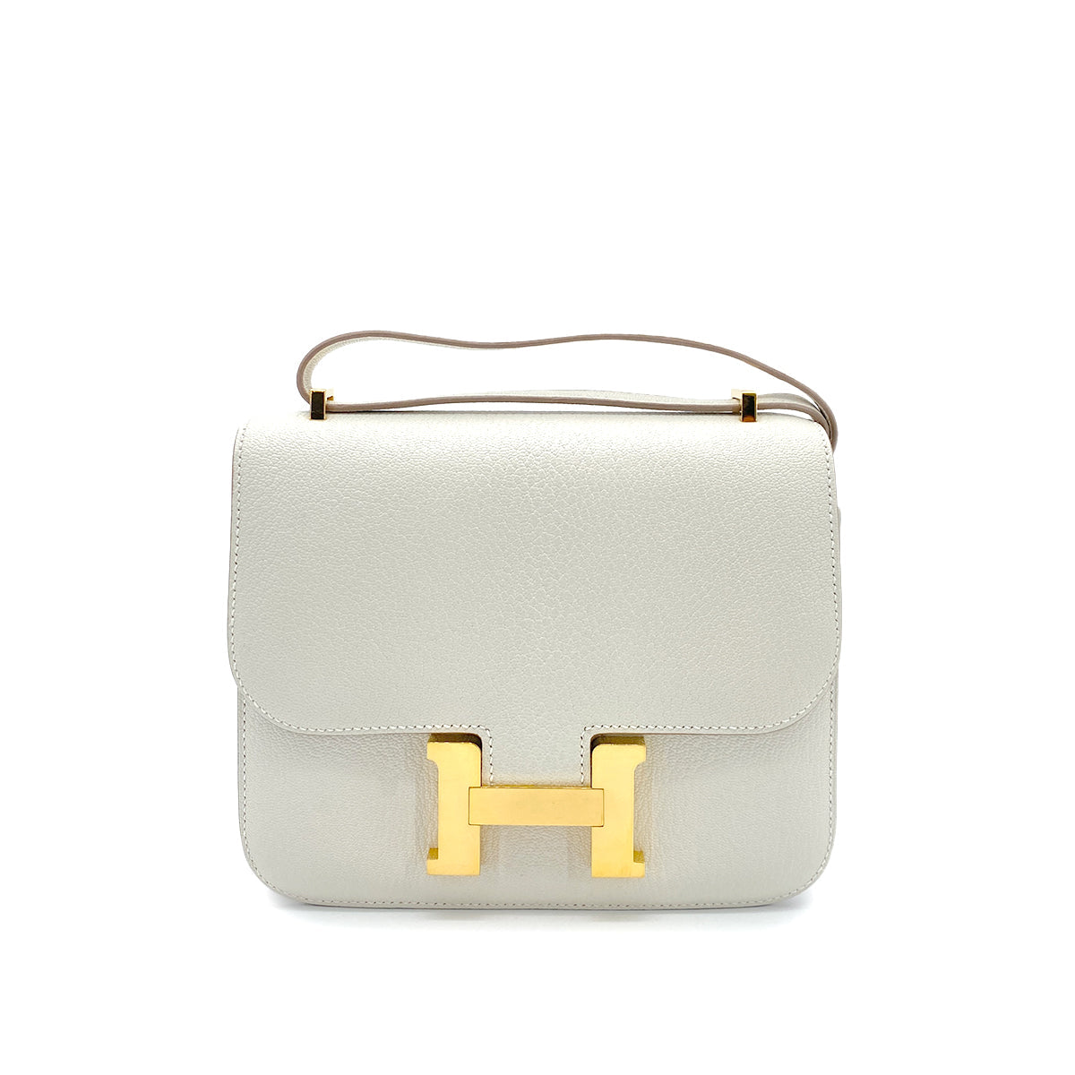 Hermès Constance 18 Mushroom Chevre GHW #B 90243210