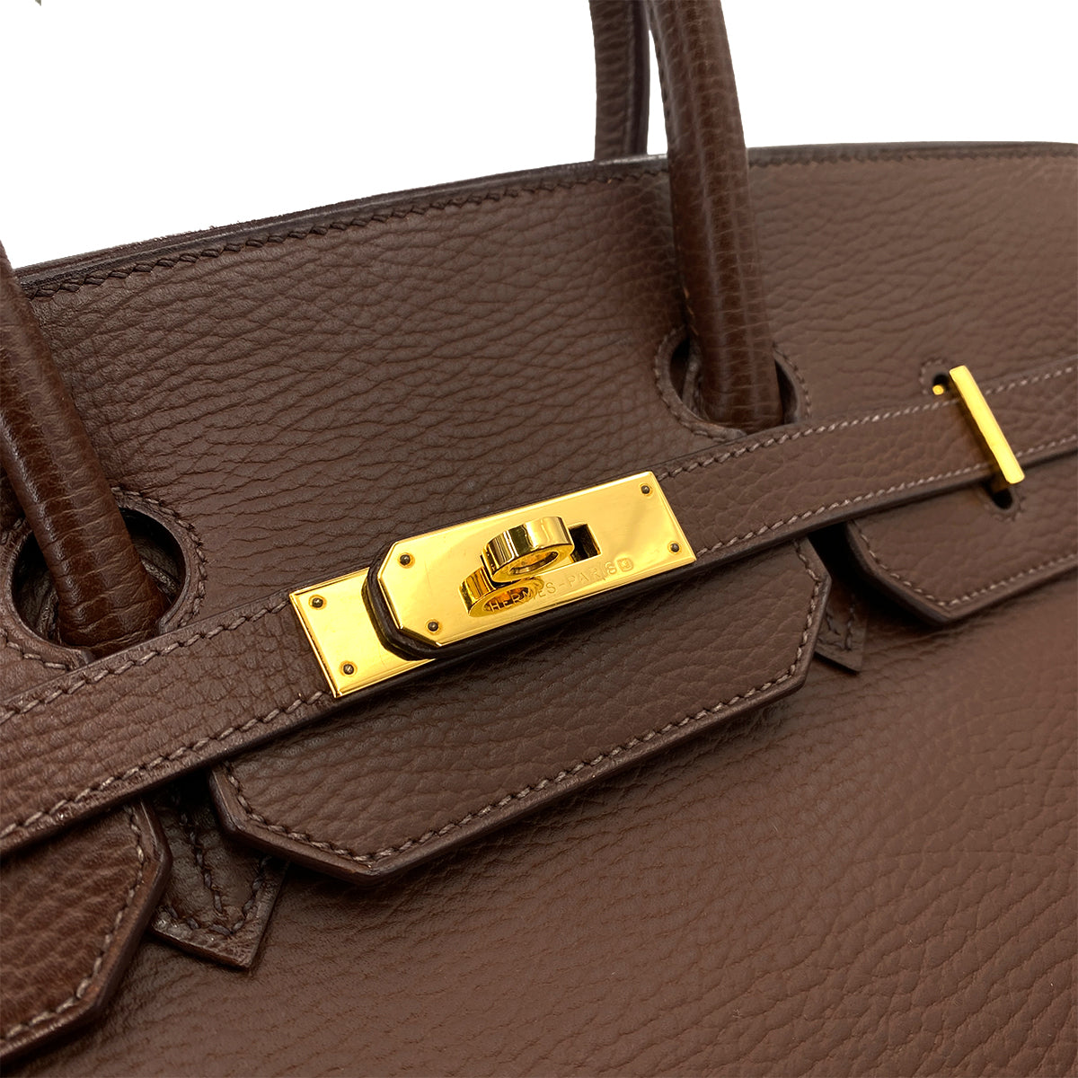 HERMES VINTAGE BIRKIN 35 HAVANNE ARDENNES GHW #F 90245635