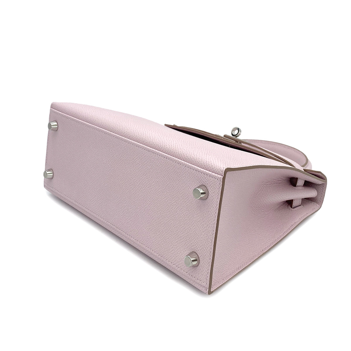 Hermes Kelly 25 Sellier Mauve Pale Epsom PHW #B 90247313