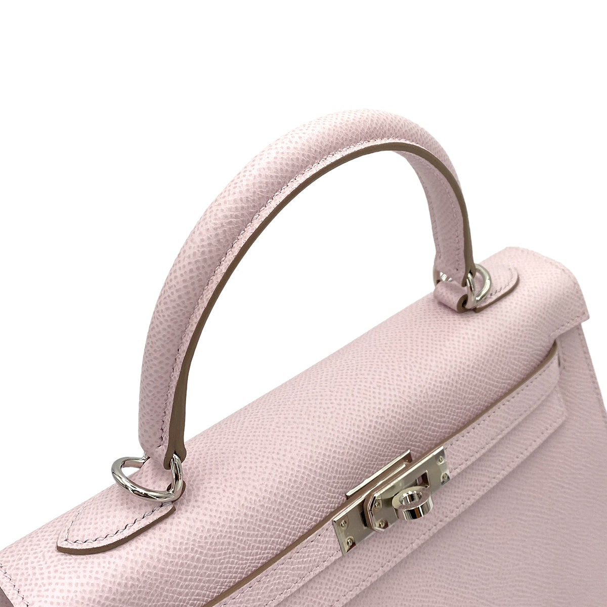 Hermes Kelly 25 Sellier Mauve Pale Epsom PHW #B 90247313