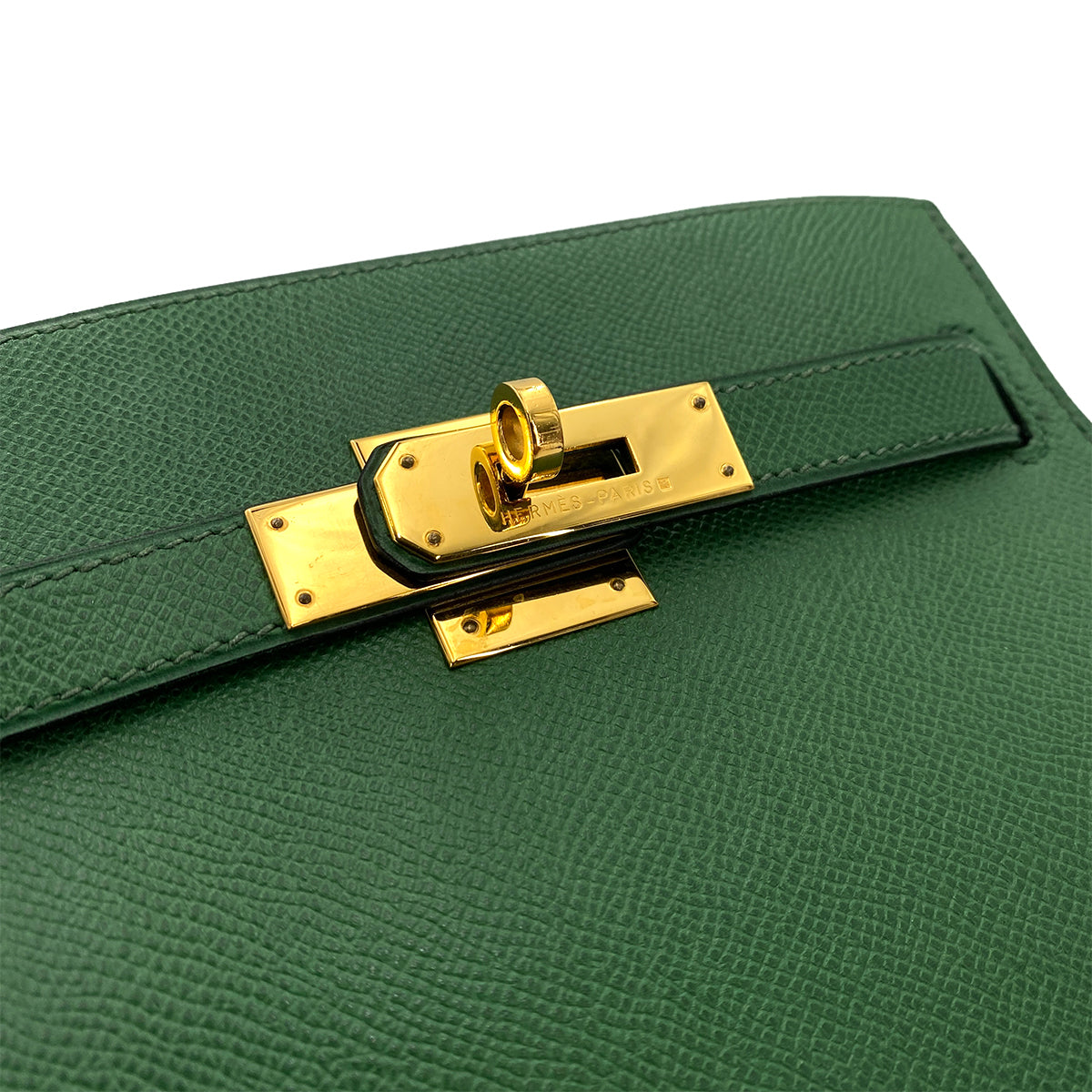 Hermes Vintage Kelly Sports MM Vert Bengale Courchevel GHW #W 90248808