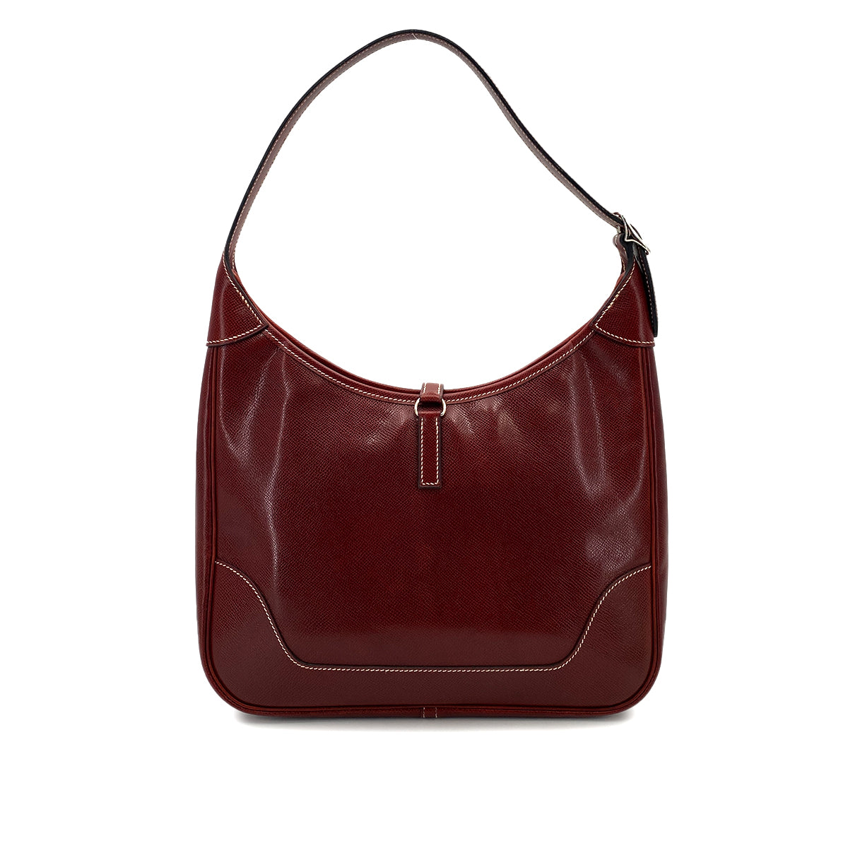 HERMES TRIM 31 ROUGE H LISSE SHOULDER BAG □F SHW 90249022