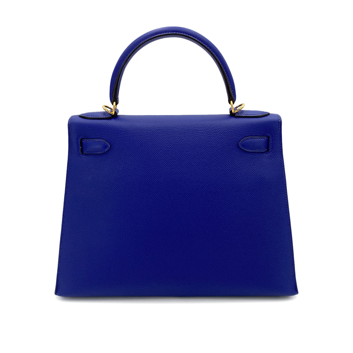 HERMES KELLY 28 SELLIER BLUE ELECTRIC EPSOM GHW #T 90250505