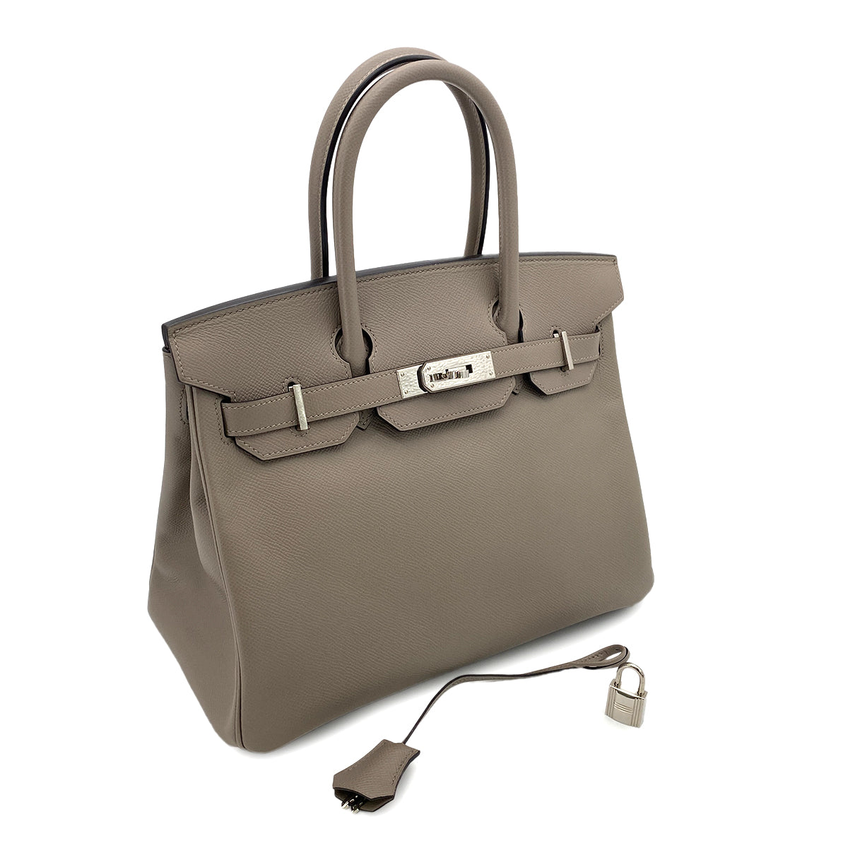 Hermes Birkin 30 Gris Asphalt Epsom PHW #C 90251084