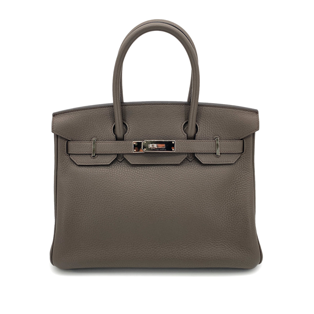 HERMES BIRKIN 30 ETAIN CLEMENCE PHW #C 90251944