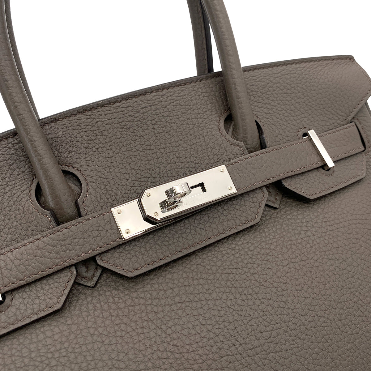 HERMES BIRKIN 30 ETAIN CLEMENCE PHW #C 90251944