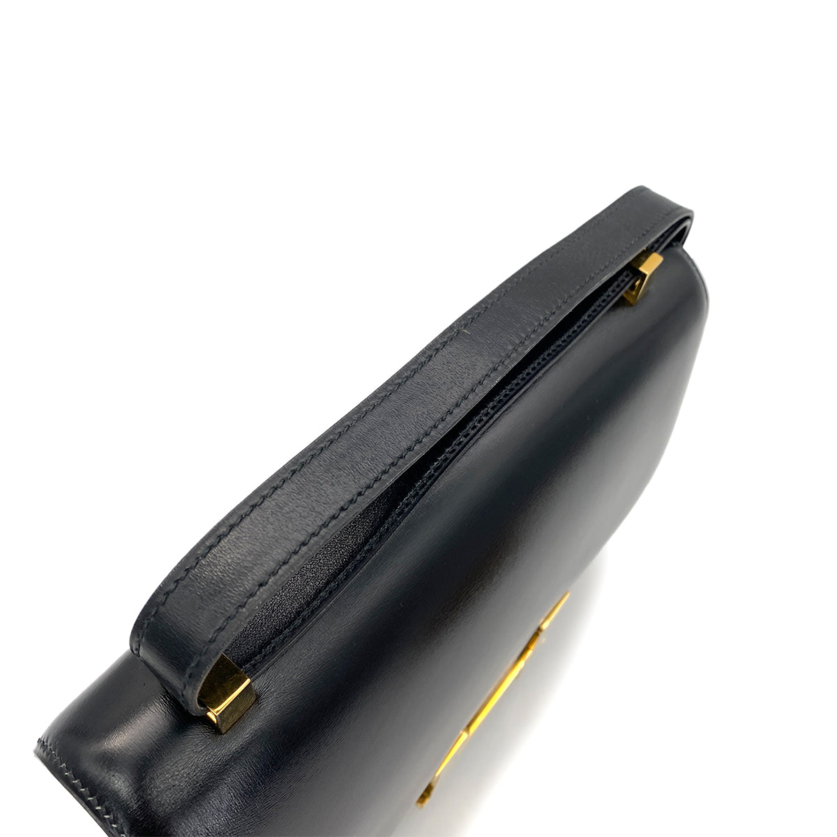 HERMES CONSTANCE BLACK BOXCALF SHOULDER BAG 〇K 90251957