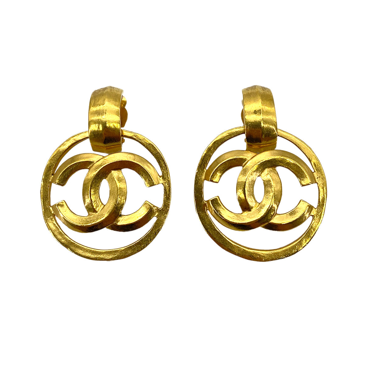 CHANEL VINTAGE EARRINGS COCOMARK ACCESSORY 96P 90251991