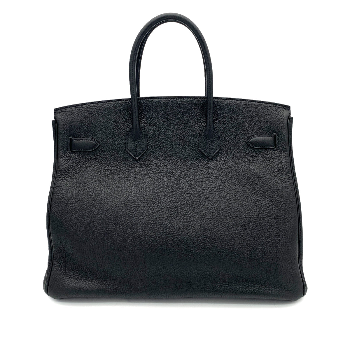 HERMES BIRKIN 35 BLACK TOGO HAND BAG R SHW 90252965