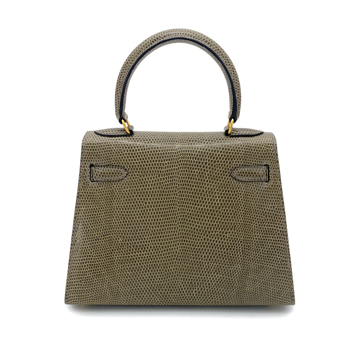 Hermes Vintage Kelly 20 Vert Veronese Lizard GHW #J 90253382