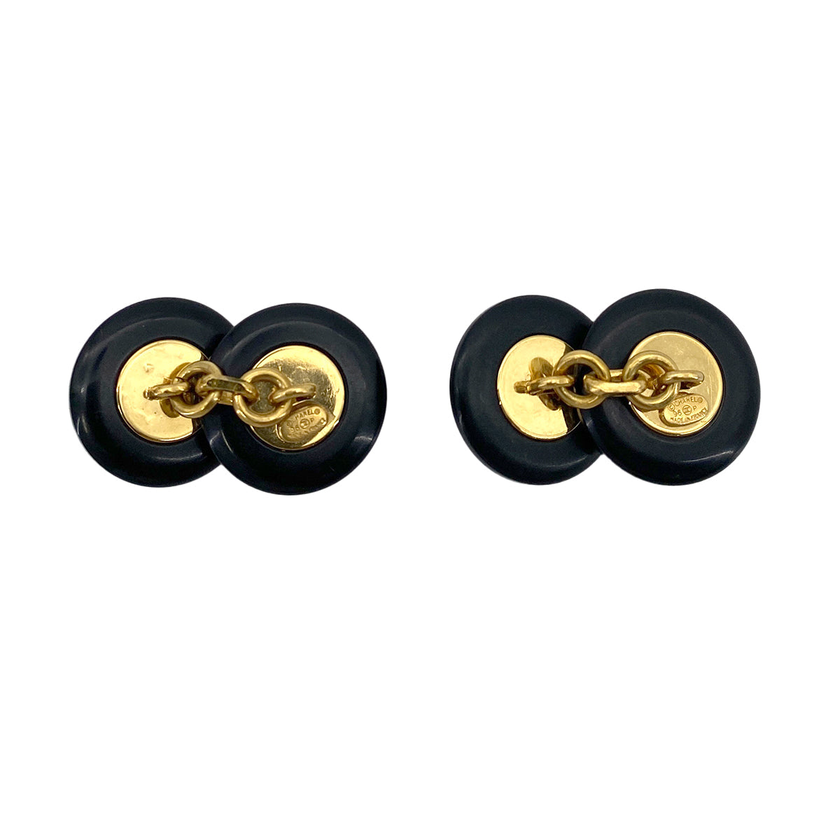 CHANEL VINTAGE CUFFLINKS COCOMARK ACCESSORY 96P 90253653