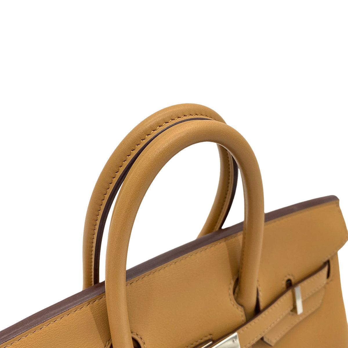 Hermes Birkin 25 In & Out Biscuit Swift PHW #Z 90253752