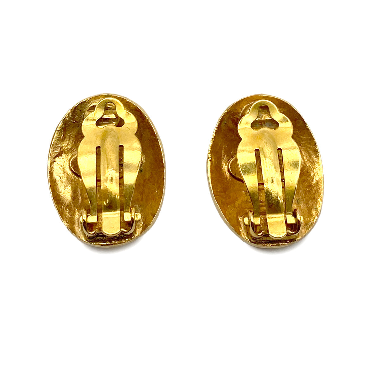 CHANEL VINTAGE EARRINGS COCOMARK OVAL ACCESSORY 28 90255117