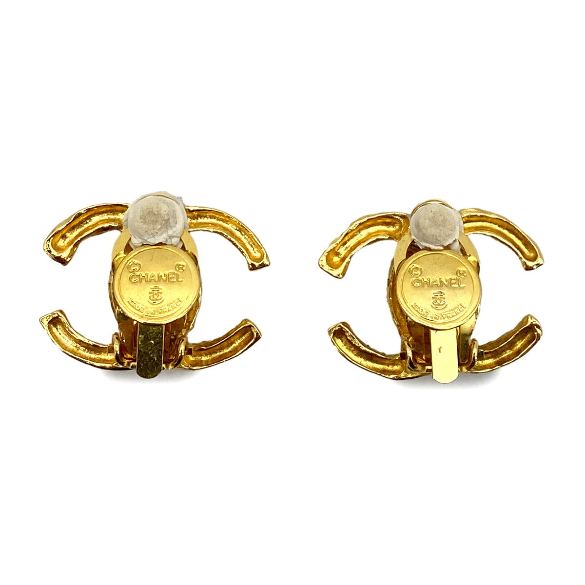 CHANEL VINTAGE EARRINGS COCOMARK ACCESSORY 90255135