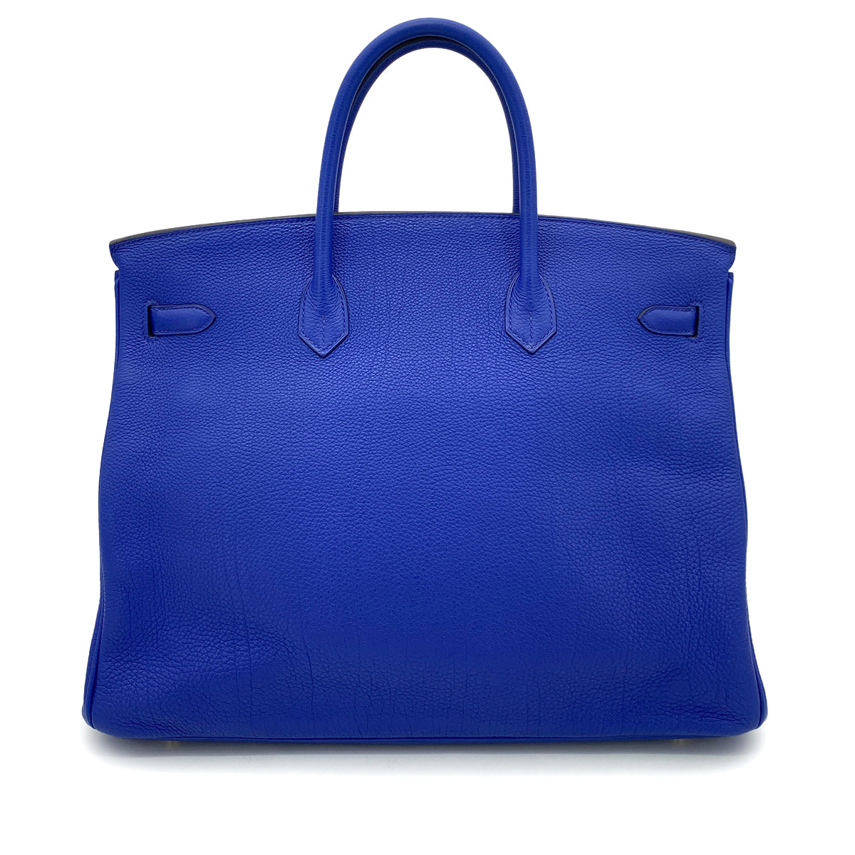 HERMES BIRKIN 40 BLUE ELECTRIC TOGO HAND BAG □O GHW 90255688