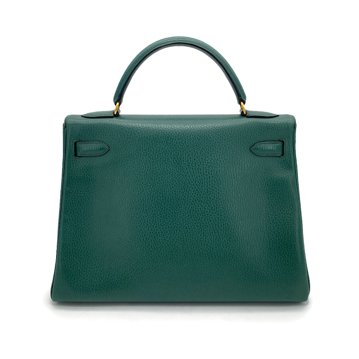 HERMES KELLY 32 RETOURNE VERT ARDENNES HAND SHOULDER BAG 〇X 90255855