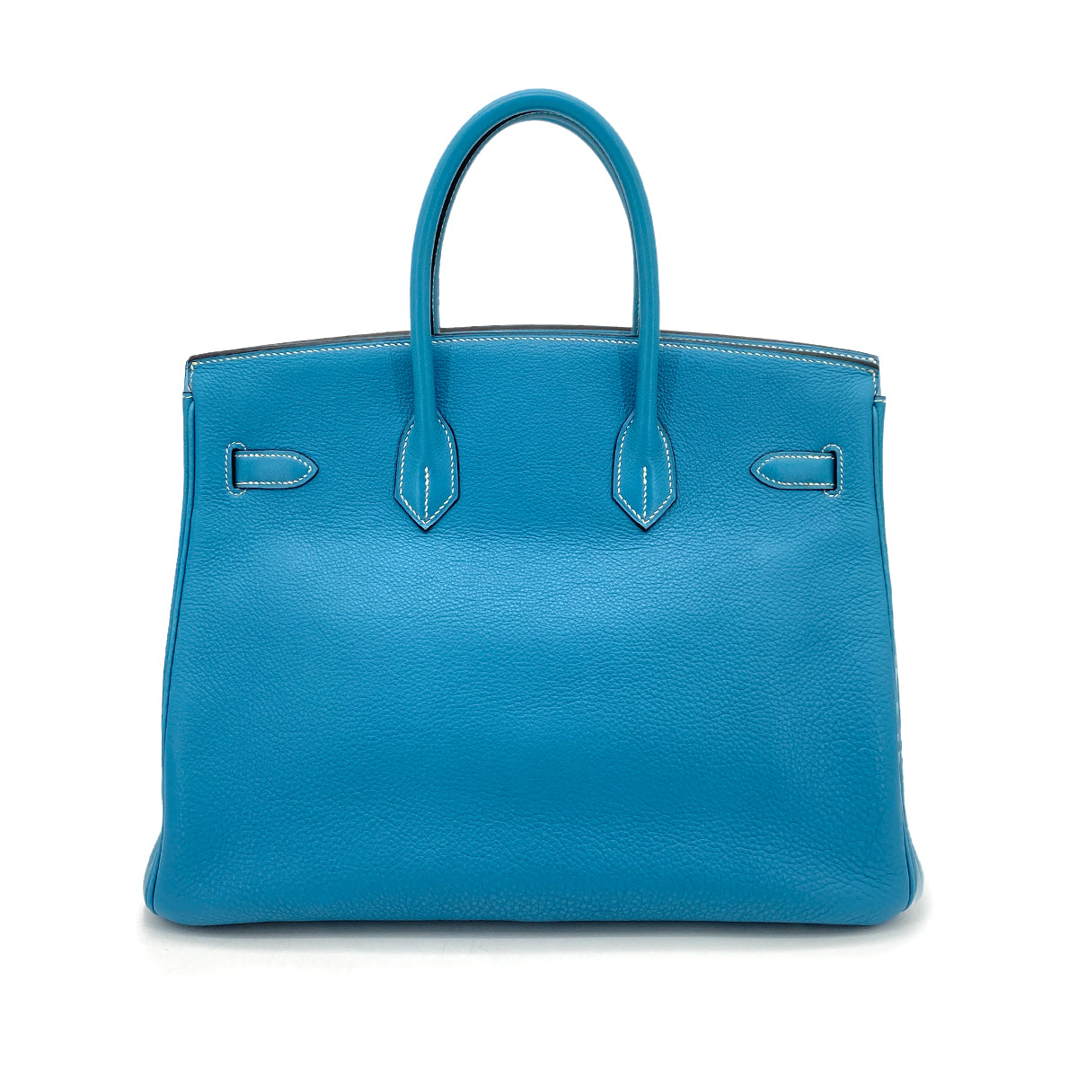 HERMES BIRKIN 35  BLUE JEAN TOGO HAND BAG □I SHW 90255859