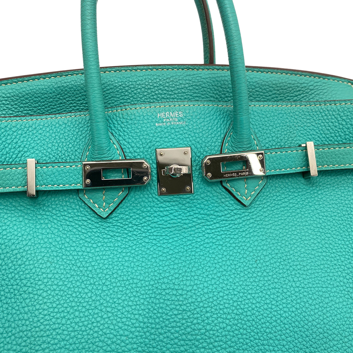 HERMES BIRKIN 25 LAGON TOGO HAND BAG SHW □L SHW 90255936