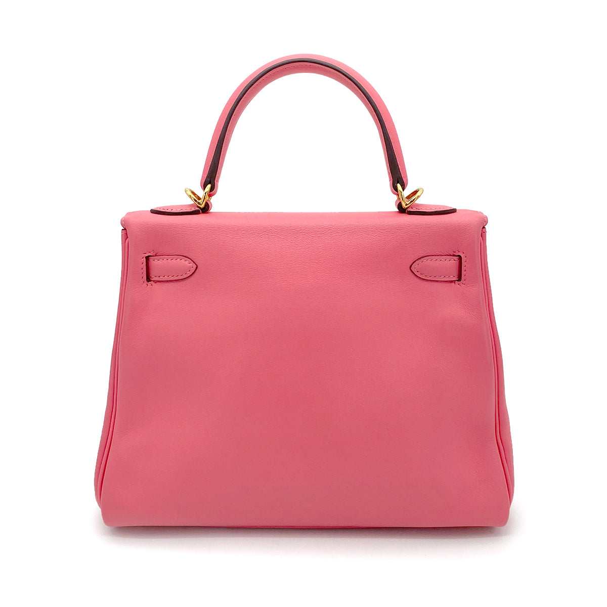 Hermes Kelly 25 Retourne Rose Azalea Swift GHW #D 90256464