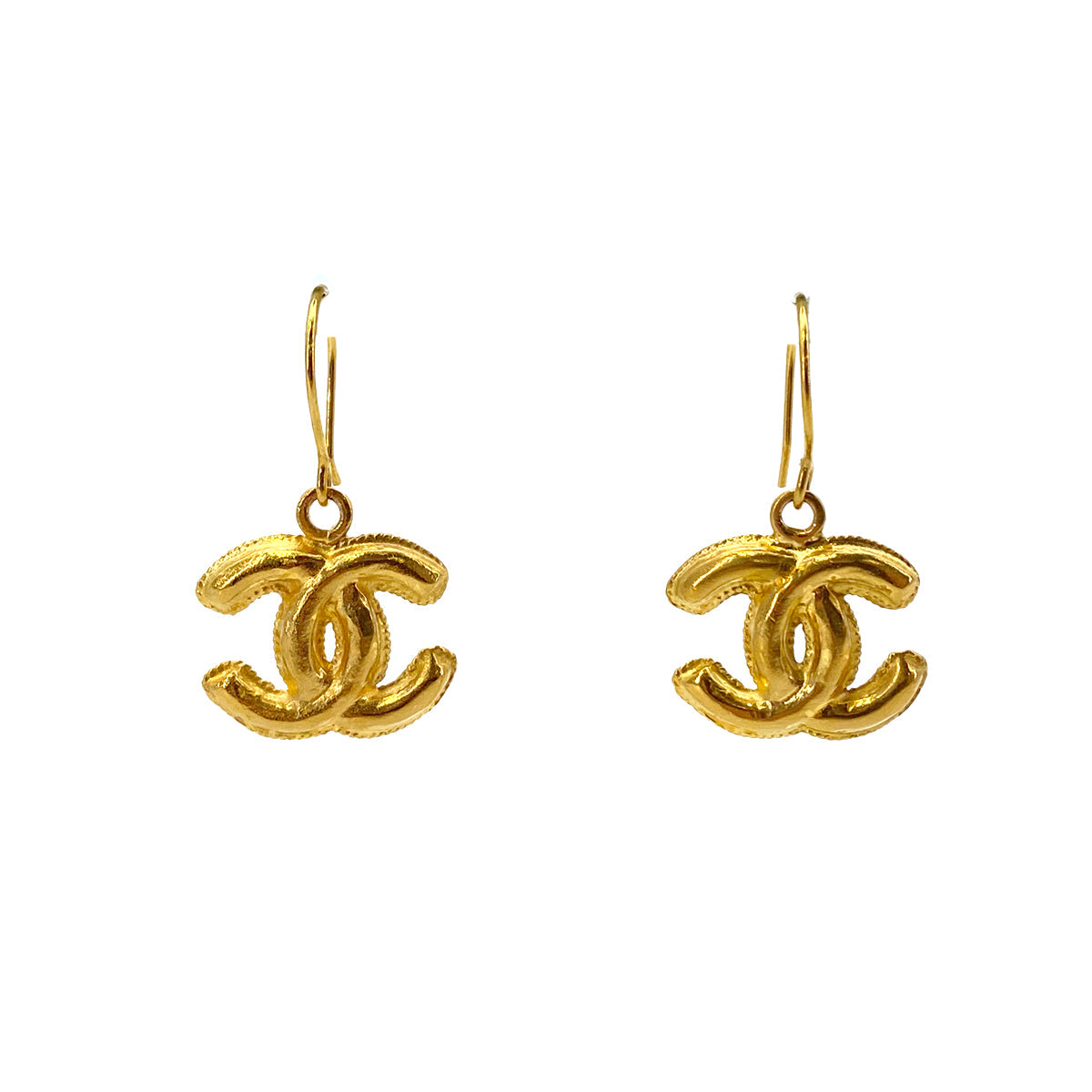 CHANEL VINTAGE EARRINGS COCOMARK SWING ACCESSORY 99A 90258034