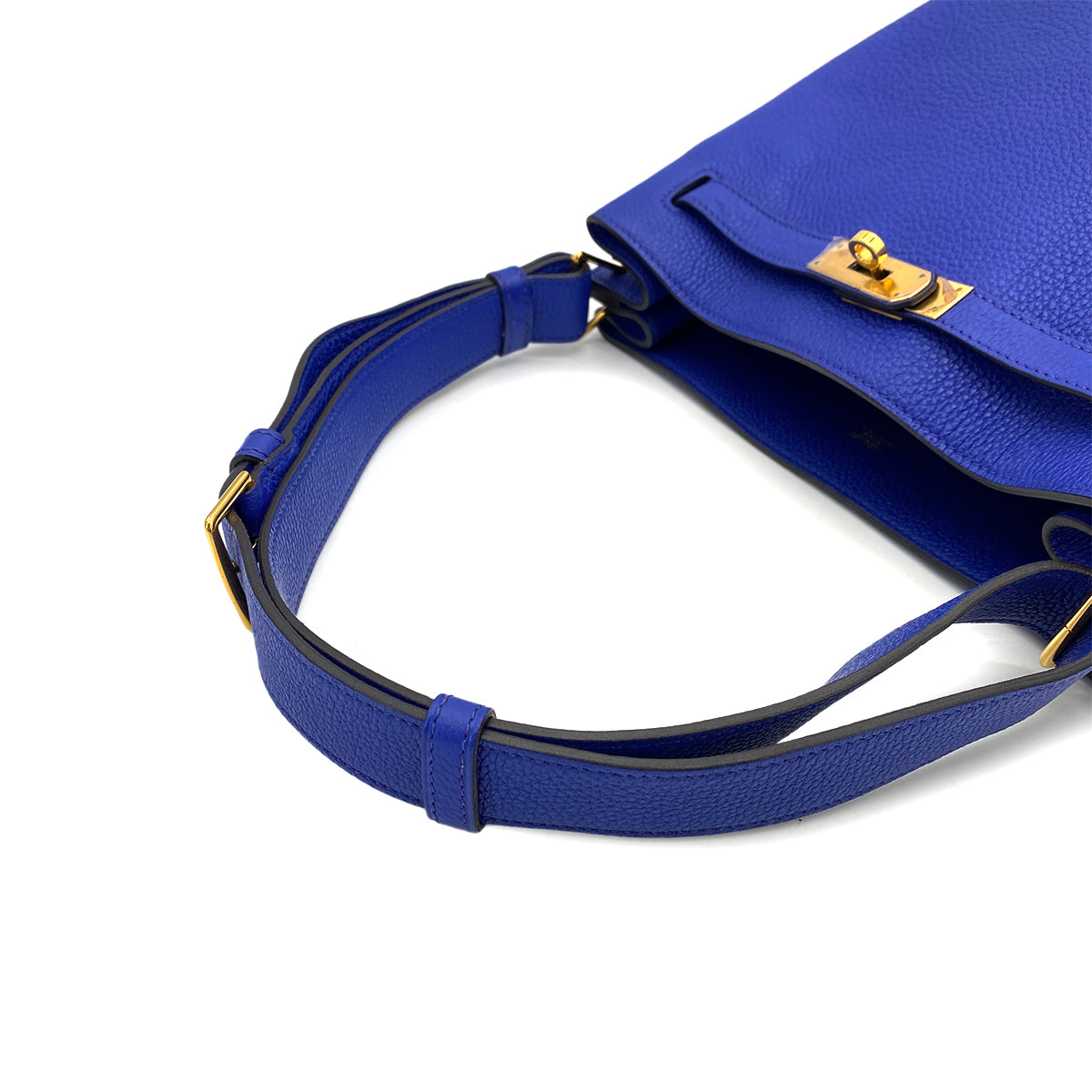 HERMES SO KELLY 26 BLUE ELECTRIQUE TOGO SHOULDER BAG □O GHW 90258359