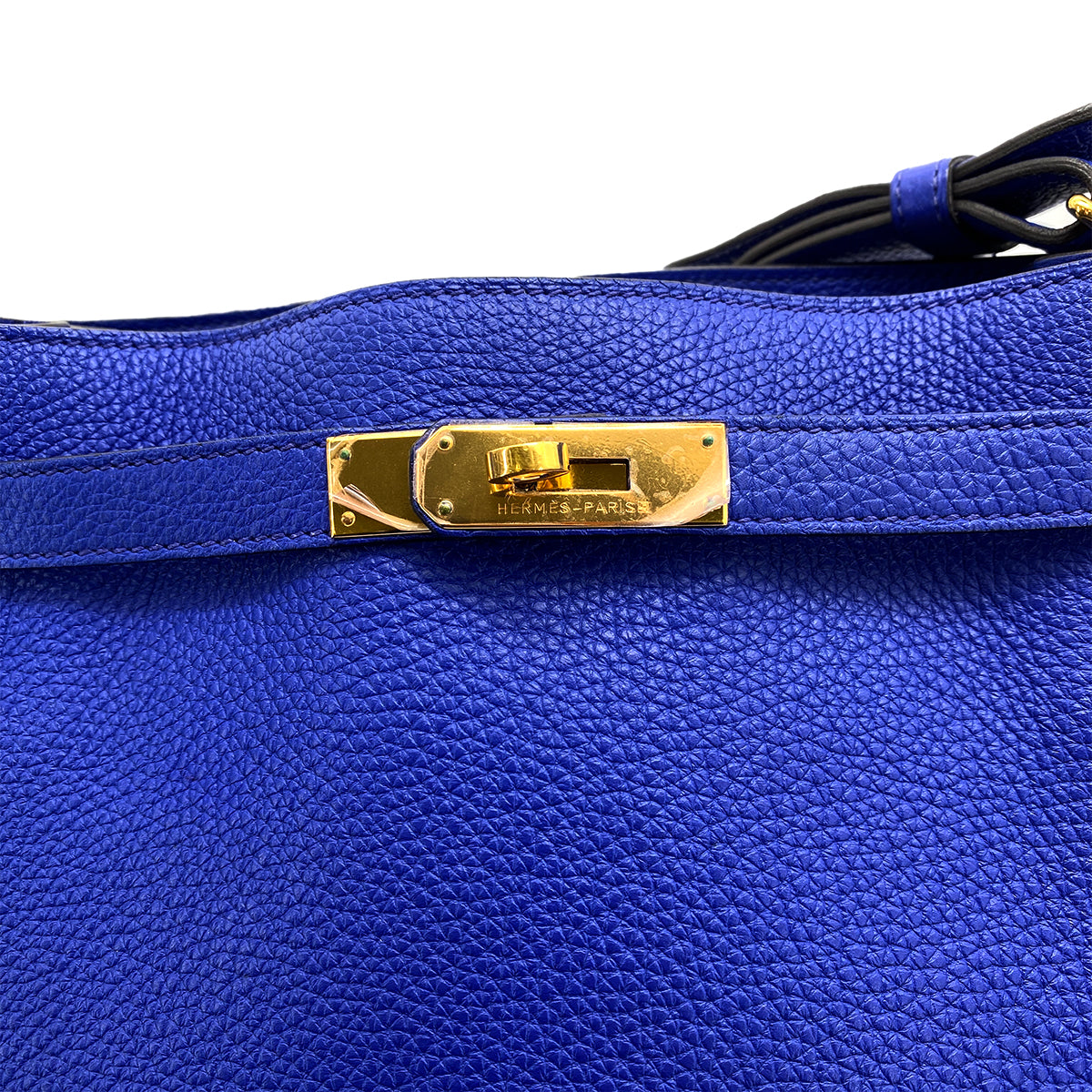 HERMES SO KELLY 26 BLUE ELECTRIQUE TOGO SHOULDER BAG □O GHW 90258359