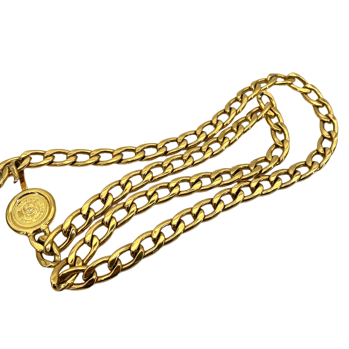 CHANEL VINTAGE CHAIN BELT COCOMARK ACCESSORY 90258836