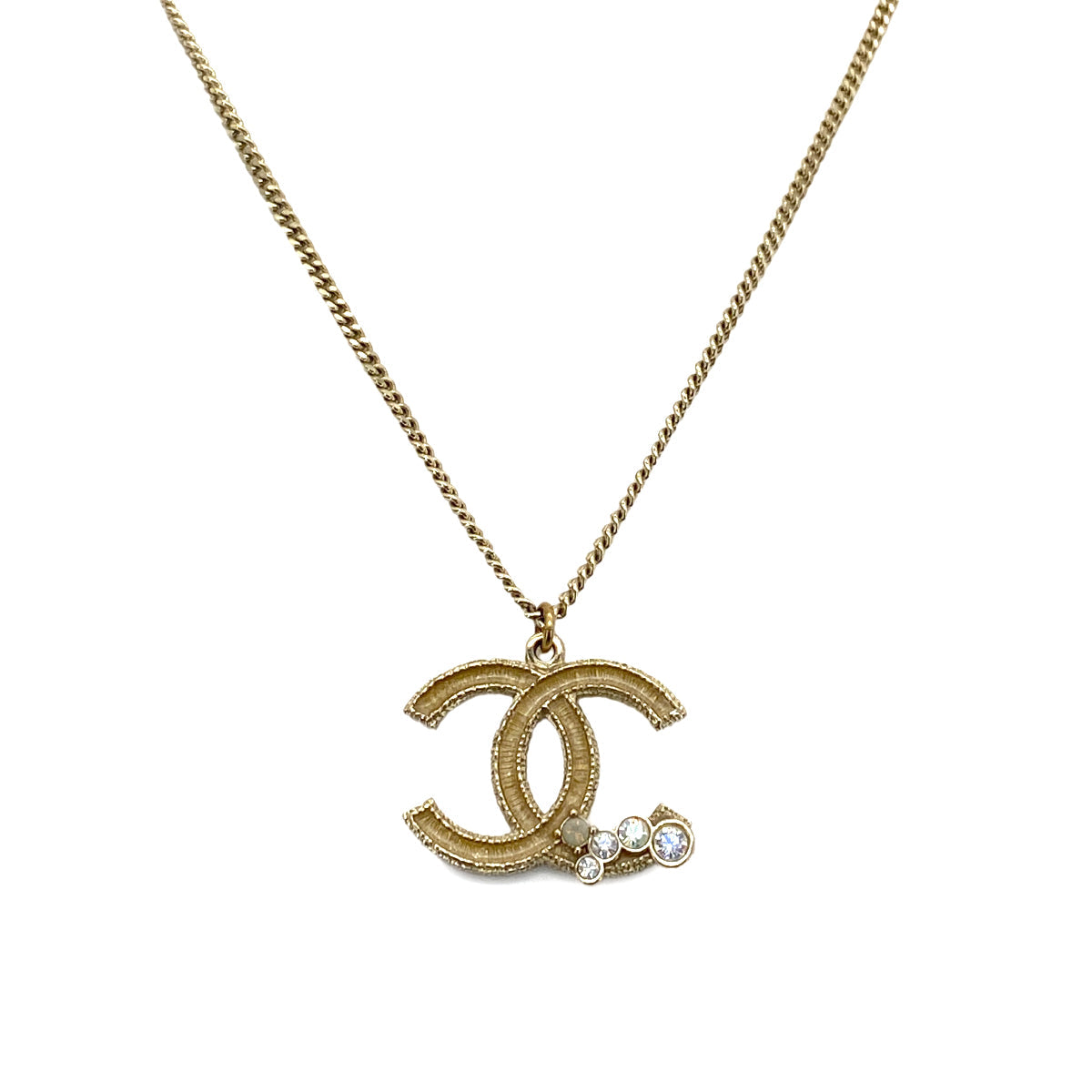 CHANEL NECKLACE COCOMARK RHINESTONE ACCESSORY 10A 90259600