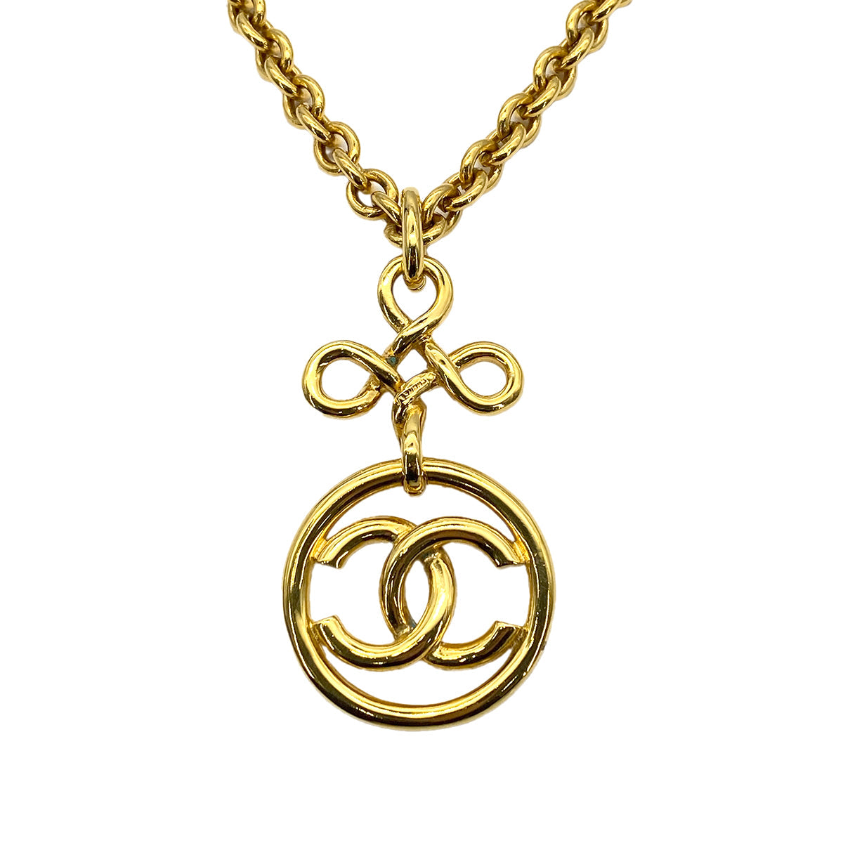 CHANEL VINTAGE NECKLACE COCOMARK ACCESSORY 93P 90259935