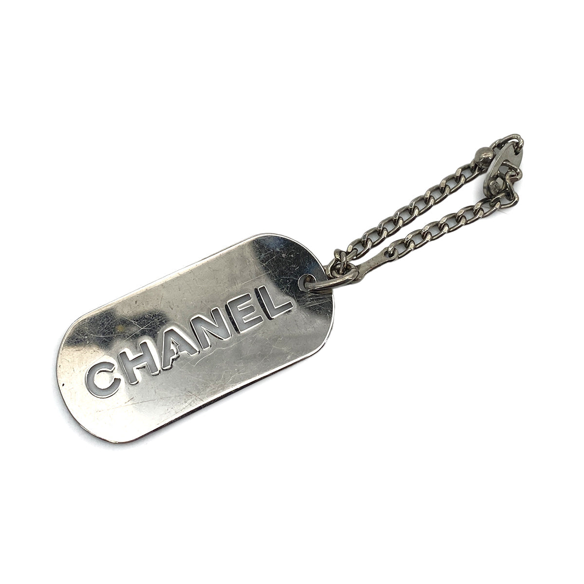 CHANEL VINTAGE LOGO BAG CHARM TAG PLATE ACCESSORY 04V 90259949