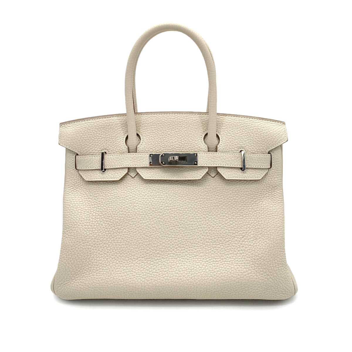 HERMES BIRKIN 30 CRAIE TAURILLON CLEMENCE HAND BAG Y SHW 90261536