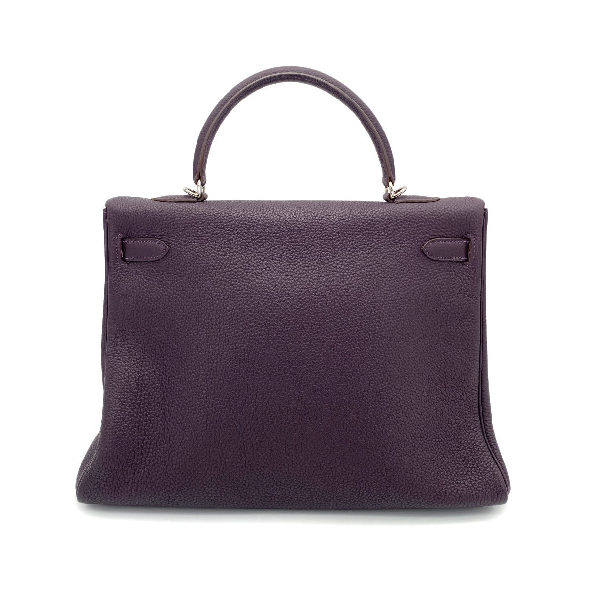 HERMES KELLY 35 RETOURNE RAISIN TOGO HAND SHOULDER BAG □L SHW 90263089