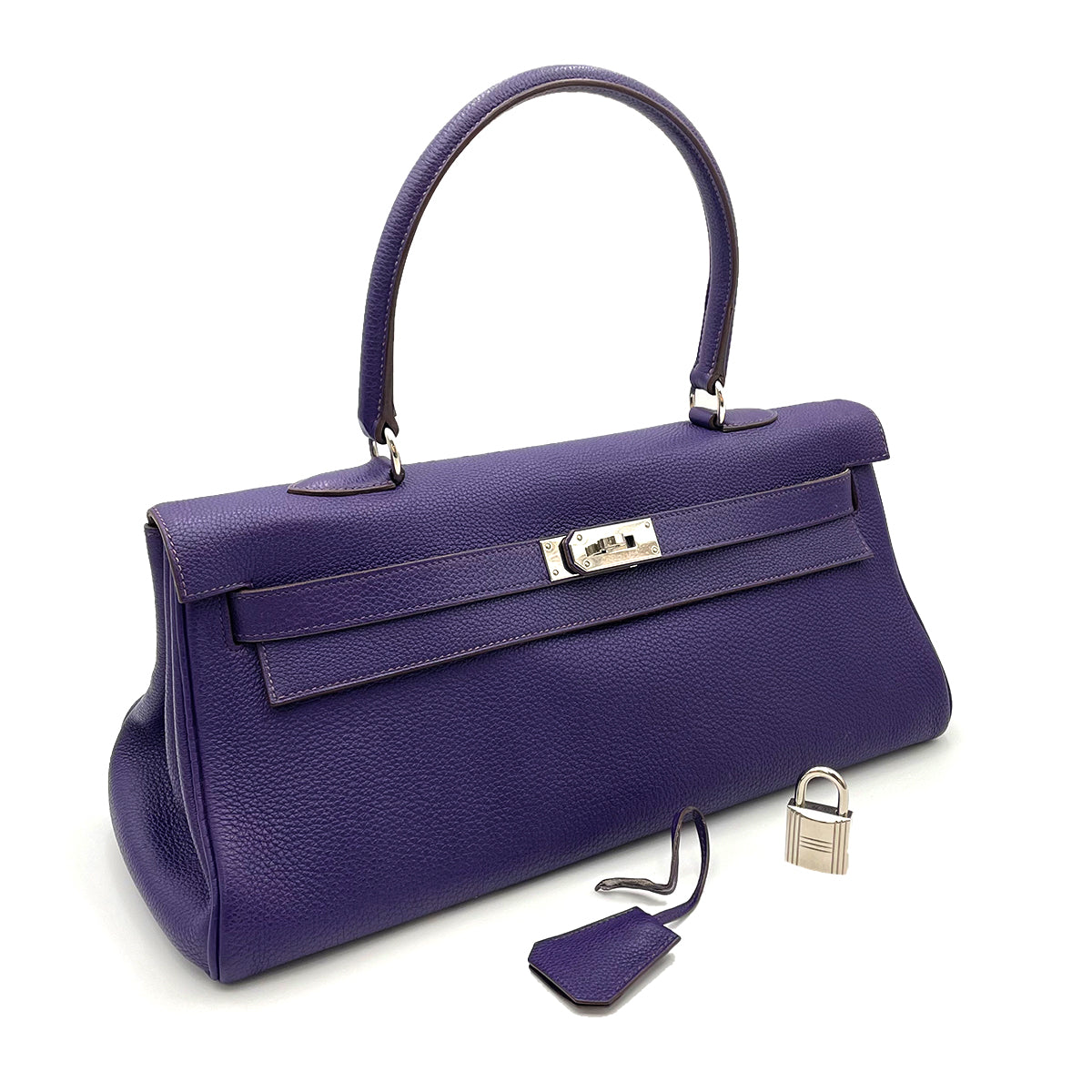 HERMES SHOULDER KELLY ULTRA VIOLET TOGO □N 90263096