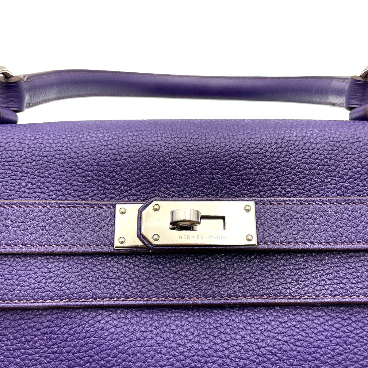 HERMES SHOULDER KELLY ULTRA VIOLET TOGO □N 90263096