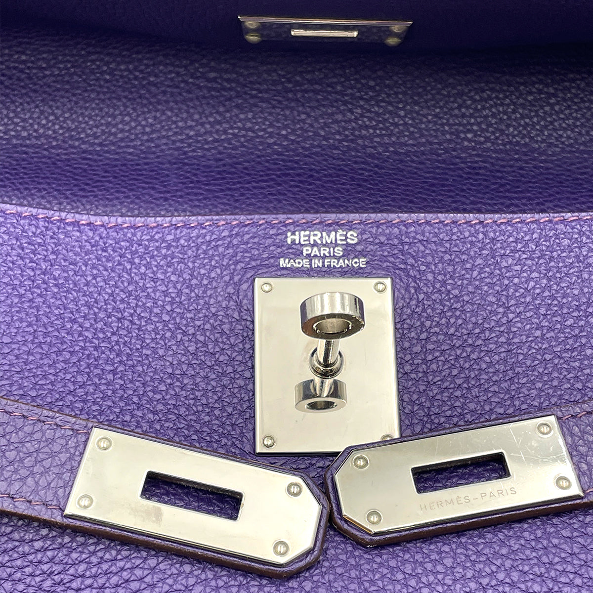 HERMES SHOULDER KELLY ULTRA VIOLET TOGO □N 90263096