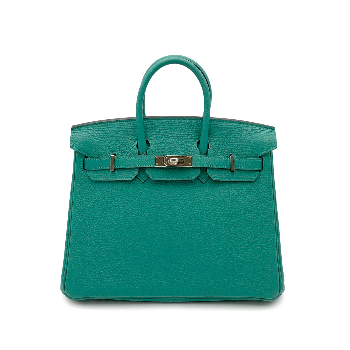 HERMES BIRKIN 25 VERT VERONE TOGO HAND BAG D SHW 90263603