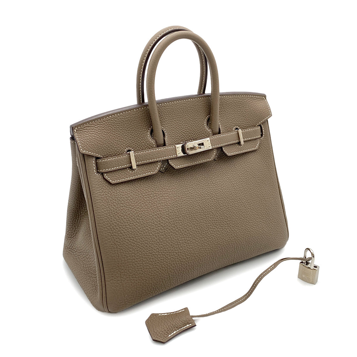 HERMES BIRKIN 25 ETOUPE TOGO HAND BAG A SHW 90263660