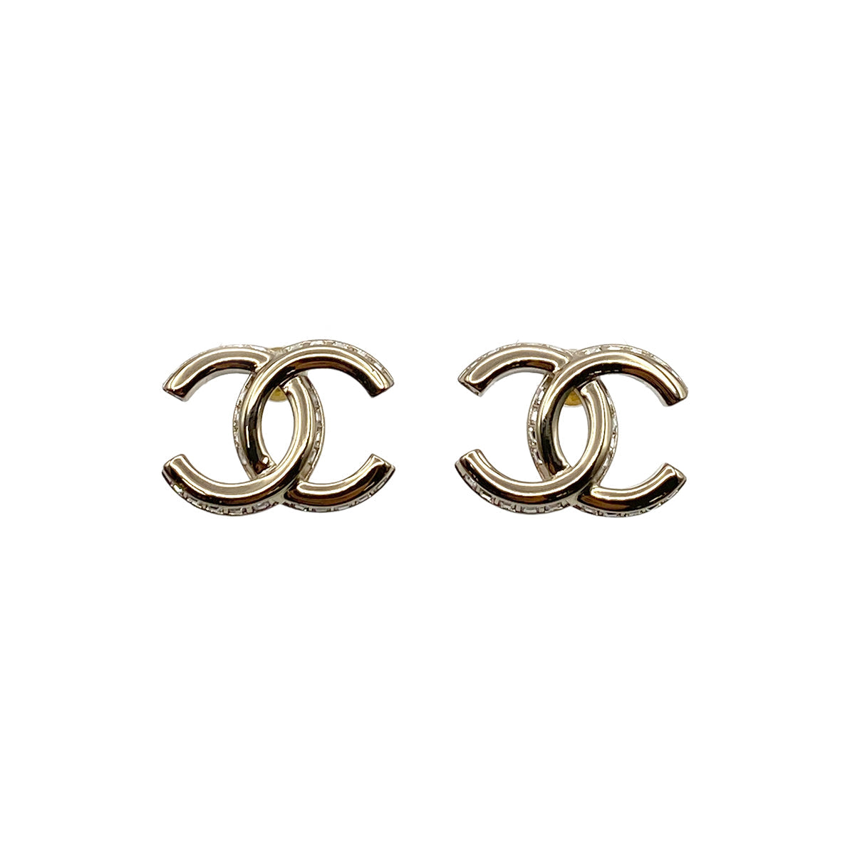 CHANEL EARRINGS RHINESTONE COCOMARK ACCESSORY B23B 90264570